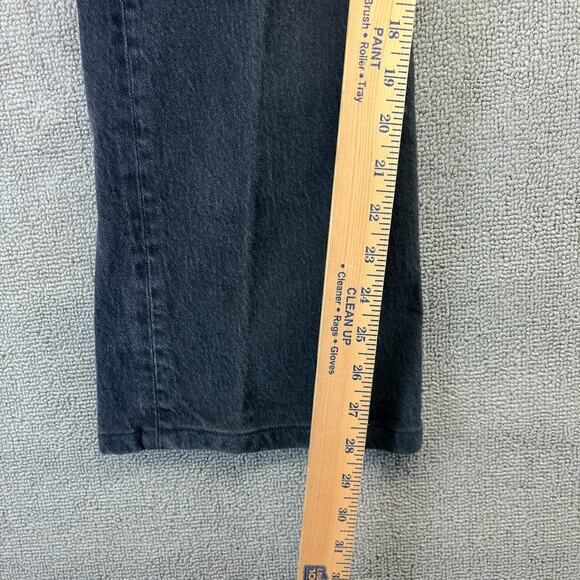 Rails Flare Jeans Women's 30 Black Denim The Sunset High Rise Slim Stretch - Picture 7 of 9